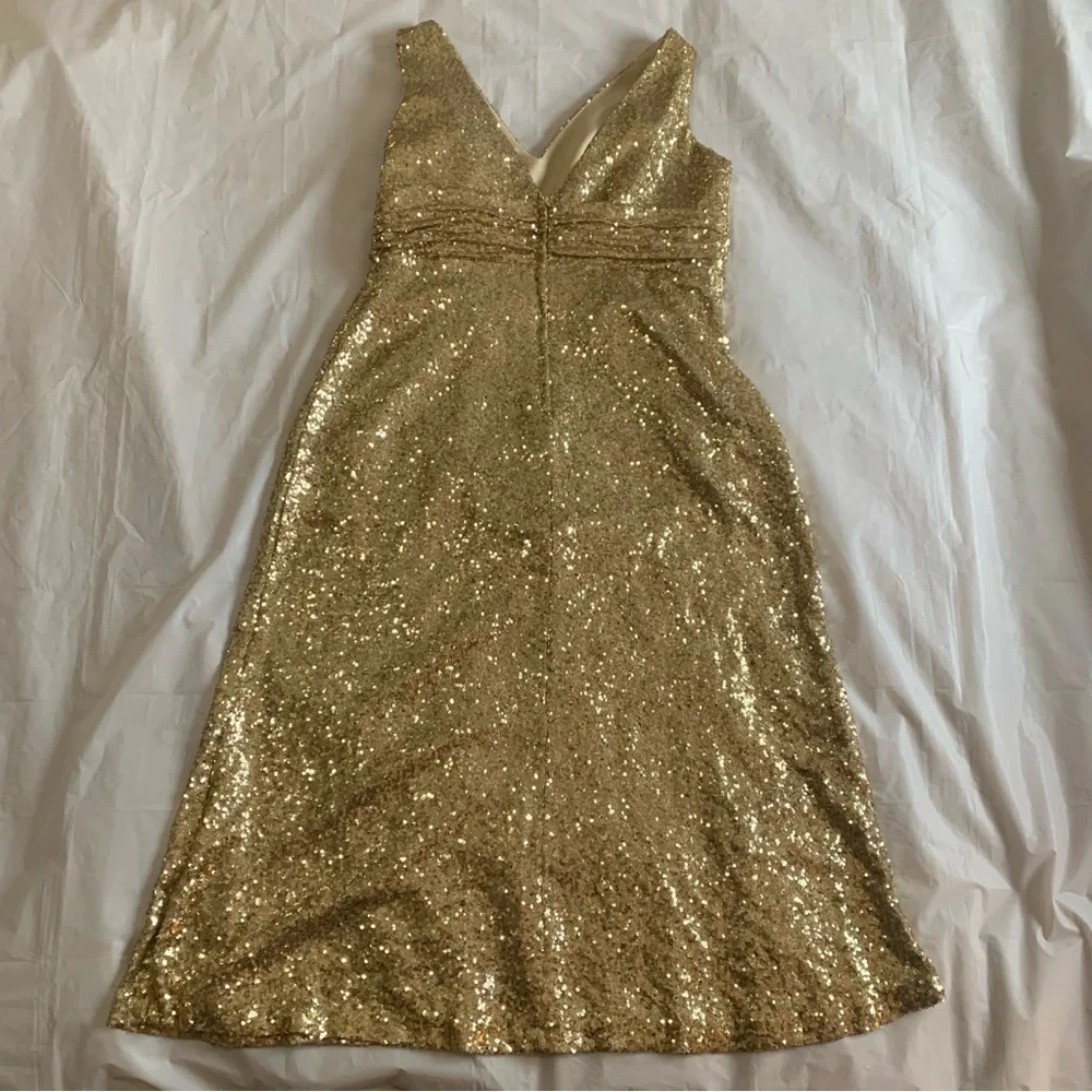 Custom  made gold dress womans - Picture 2 of 12